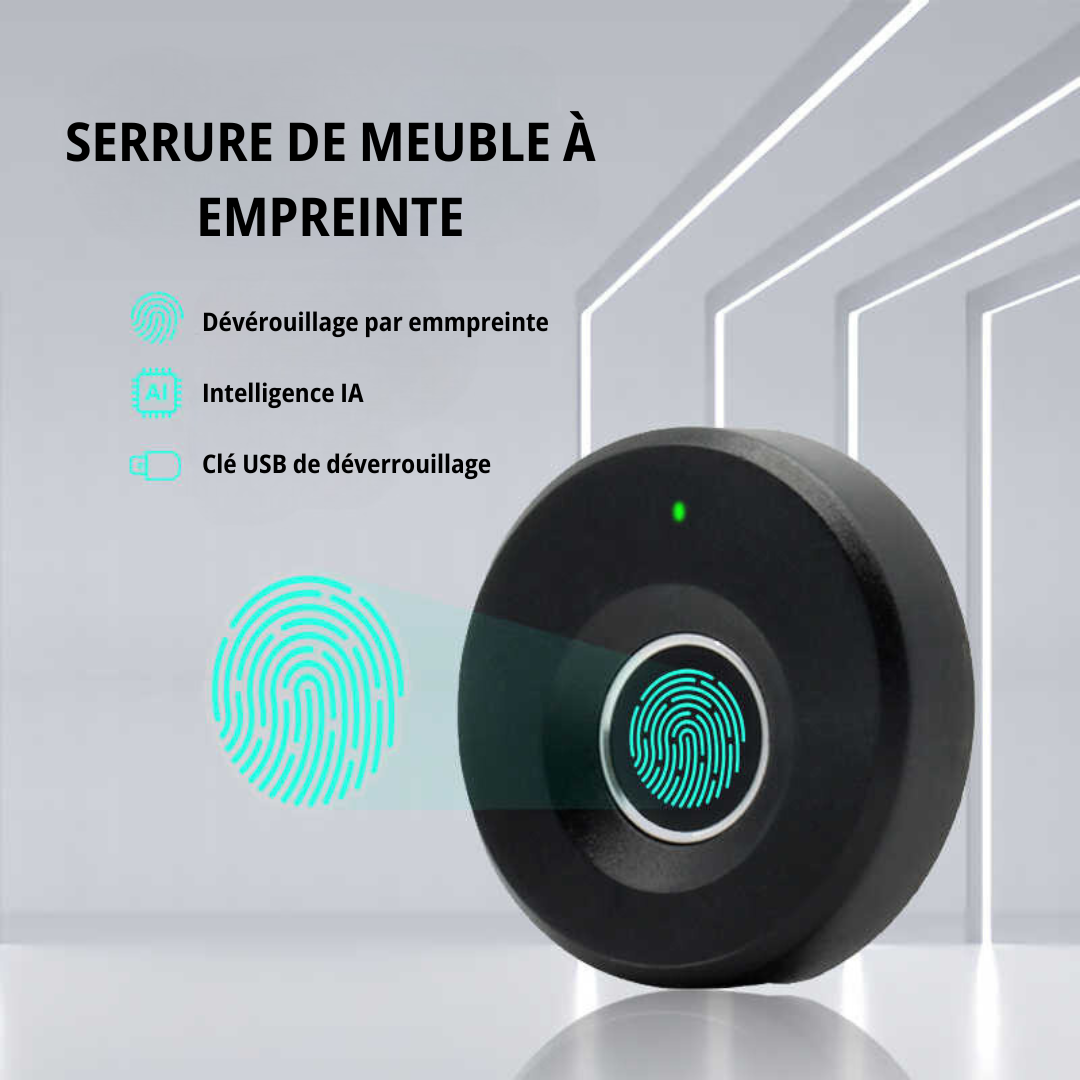 Serrure de meuble à empreinte