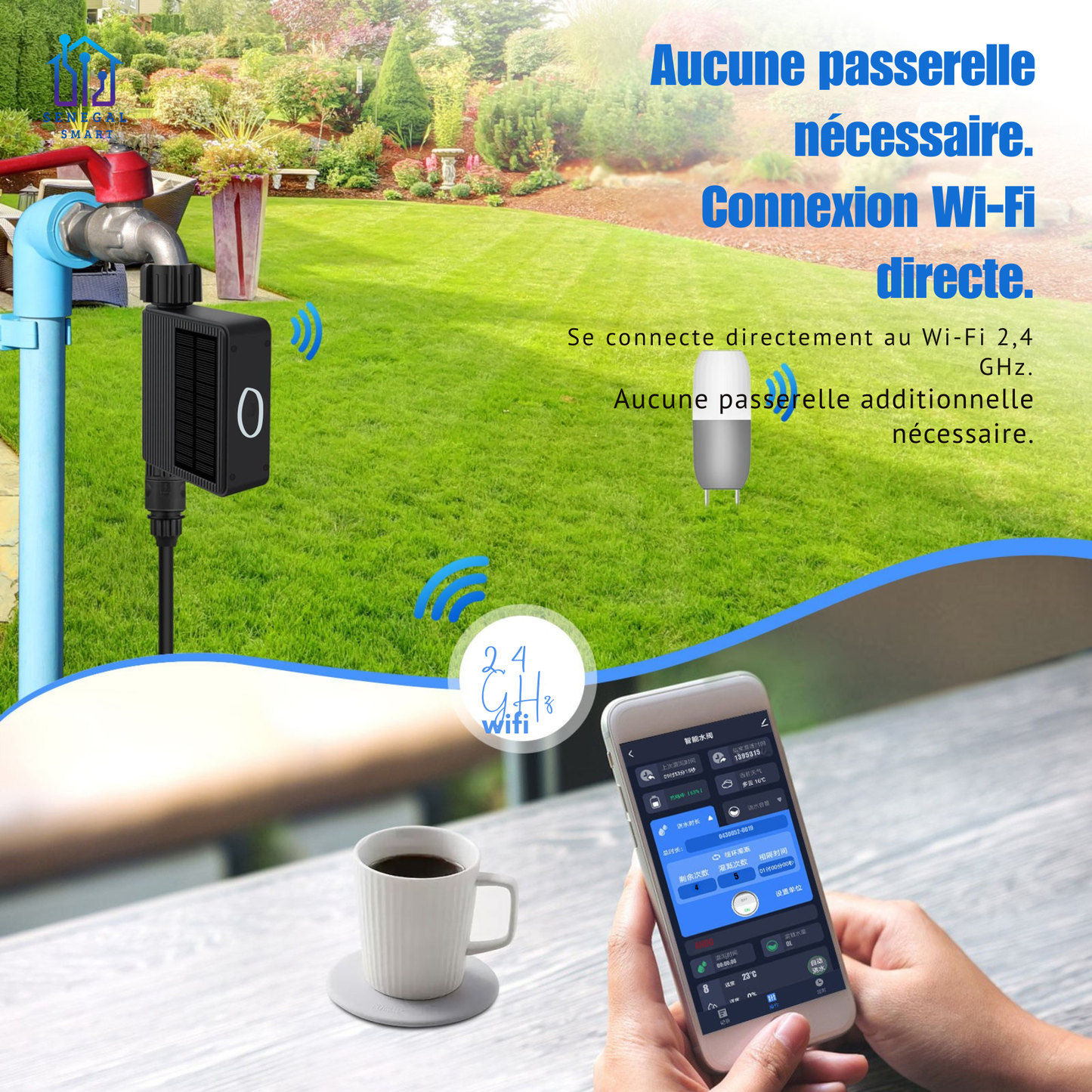Système d'arrosage de Jardin Intelligent